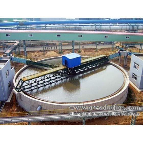 Espesador de piñón y cremallera periférico