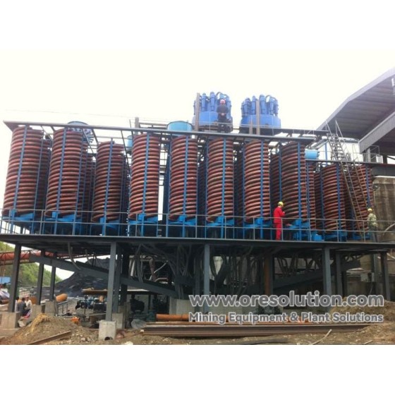 vertedero en espiral