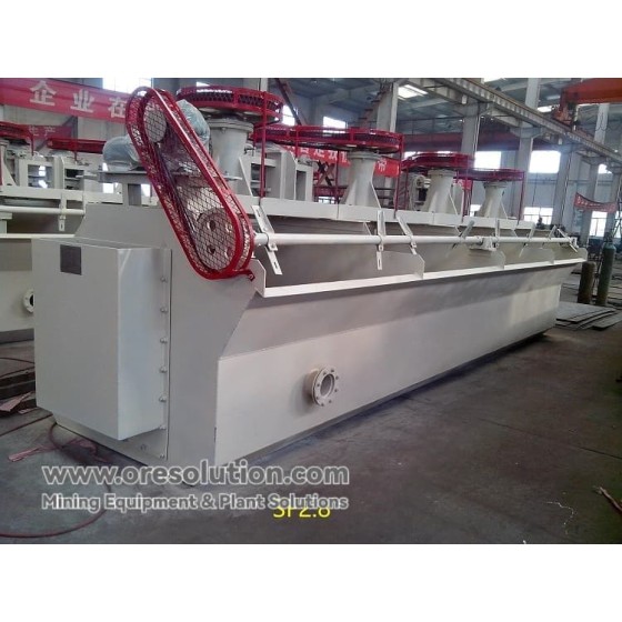 Línea de producción de mineral de plomo y zinc y soluciones de proceso