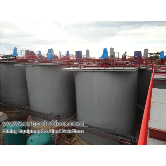 Línea de producción CIP de oro y solución de procesos