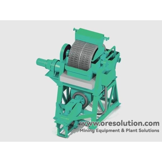 Separador magnético húmedo de anillo vertical de alto gradiente